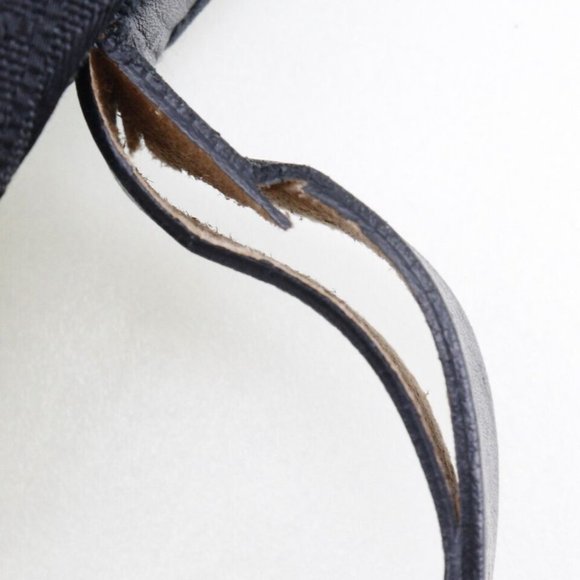 Salvatore Ferragamo AB-Gancini one belt Shoulder Bag black canvas - Picture 9 of 10